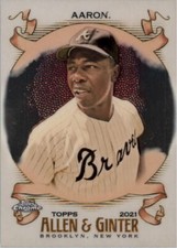 2021 Topps Allen and Ginter Chrome Baseball Card Pick (Base)