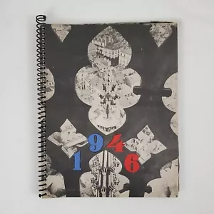 Libro fotografico agenda settimanale calendario 1946 American Relief for France, vintage - Foto 1 di 6