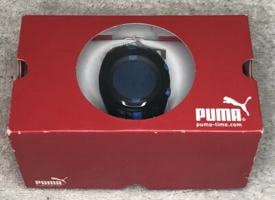 NUEVO CON ETIQUETAS PUMA Reloj Cronógrafo Digital Poliuretano Hombre Cambio Negro y Azul Foto 1 de 4