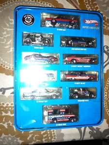 Hot Wheels Super Chromes 10 Car Set 40TH Anniversary Car Tin Brand New Sealed - Picture 1 of 3