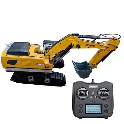 Huina 1599 Vollmetall-Bagger 1 14 RTR Kettenbagger Modellbau RC 11kg  - Bild 1 von 4