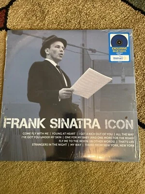 Frank Sinatra ICON Blue Colored Vinyl Record - New / Sealed - Image 1 of 2