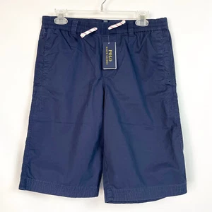 Polo Ralph Lauren Boys 20 Shorts Navy Blue Cotton Spring II Youth NEW - Picture 1 of 8
