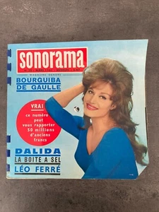 SONORAMA N°28 03/1961 DALIDA    H48 - Imagen 1 de 2