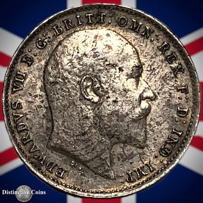 Great Britain 1909 Three Pence GB2130 - Image 1 of 2