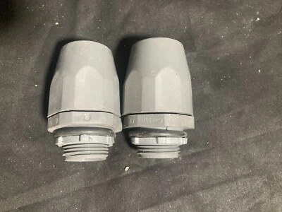2 Pack Carlon  3/4” Liquid tight Connector LT43E-NEW  Straight, Non-Metallic - Image 1 of 4