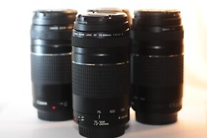 Canon 75-300mm f/4-5.6 Camera Lenses for sale | eBay