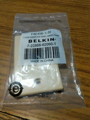 Belkin (F4E456-1-IV) Faceplate  - Image 1 of 2