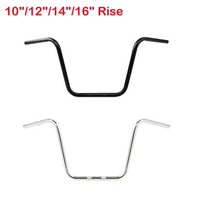 Mini manillar apto para Harley Softail Dyna 10" 12" 14" 16" Ape Hangers 1" Foto 1 de 4