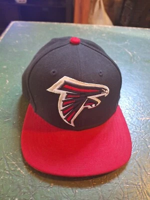 Gorra New Era Atlanta Falcons 9Fifty negra roja plateada contorno Snapback  Foto 1 de 4