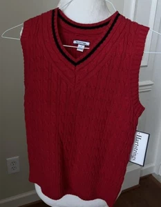 Hartstrings Boys Red Knit Vest-7 - Picture 1 of 4