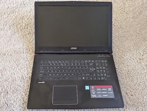 MSI GE72 6QD Apache Pro 17.3" FHD Intel i7 16GB DDR4 128GB SSD 1TB HDD GTX 960M - Picture 1 of 3