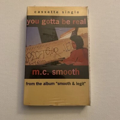 M.C. Smooth - You Got To Be Real - Cassette Single - Sealed - 1990 - Image 1 of 2