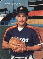 1990 Astros Mother's Baseball Card #10 Mark Portugal