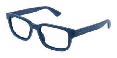 MARCO DE GAFAS DE PLÁSTICO CUADRADO AZUL GUCCI GG1584O 003 53-18-145 Foto 1 de 3