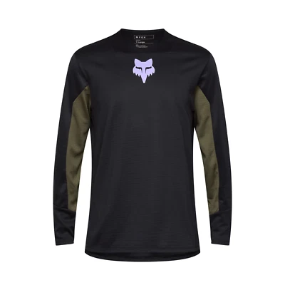 Nueva Jersey Fox Racing MTB Youth Defend Park Manga Larga ESTILO #: 33452-001-YL Foto 1 de 4