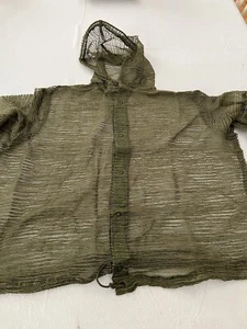 Rare Vintage US army Mosquito Net Jacket Size Small  New With Instructions 1989 - Picture 1 of 5