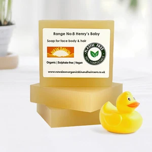 NEWBORN BABY, ECZEMA, RASH relief - Organic Soap for Sensitive Skin Scalp & Hair - Picture 1 of 8