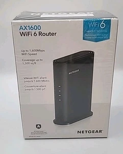 AX1600 WiFi Router (RAX5)NETGEAR 4-Stream Dual-Band WiFi 6 Router, 1.6Gbps - Picture 1 of 6