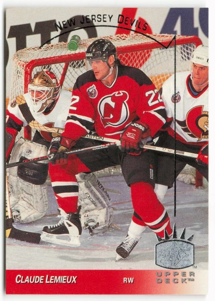 1993-94 Claude Lemieux Upper Deck SP - New Jersey Devils - Image 1 of 2