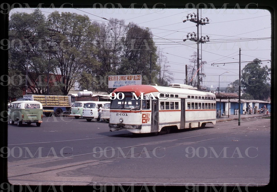 STE. Carro PCC #2401. CIUDAD DE MÉXICO (MX). Diapositiva original 1984. Foto 1 de 1
