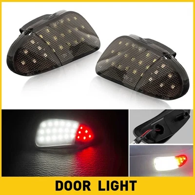 2X LED Interior Door Courtesy Light For 97-03 Ford F150 97-99 Ford F-250 Duty ER - Image 1 of 4