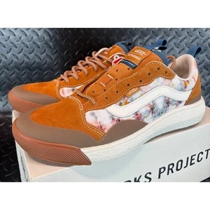 Vans UltraRange EXO SE Park Brown Floral Sneakers Mens Size 9.5 Park Project - Picture 1 of 7