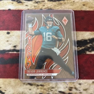 2023 Phoenix Trevor Lawrence BRONZE PRIZM /50 Flame Throwers - Image 1 of 2