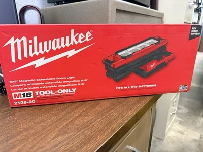 Milwaukee 2129-20 M18 18V Cordless Magnetic Extendable Boom Light - Bare Tool - Image 1 of 2