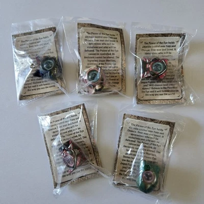 Lote de 5 Jagun Fighters Power Eye Stone Bandai 2003 - Sellado Nuevo Foto 1 de 4