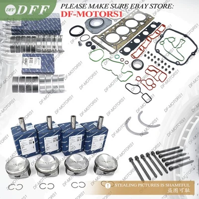 Kit de pistões de reconstrução de motor OEM para VW Audi A4 A5 1.8 TFSI CDA CDH - Imagem 1 de 4