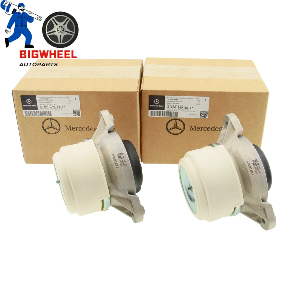 OEM 2042405617 2Pcs Engine Mount Front L&R For Mercedes-Benz C300 C350 GLK350 Foto 1 de 4