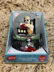 Halloween Nightmare Before Christmas musikalische Schneekugel Jack Skellington Neu im Karton - Bild 1 von 10