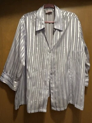 Camisa Joanna Plus Abotonada Lila Dama del Sur Para Mujer 2X Ver Medidas Foto 1 de 4