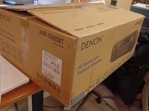 Denon AVR-S500BT 5.2 Channel 4k Ultra-HD HDMI Home Theater Receiver #300T - Picture 1 of 5