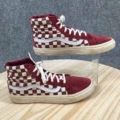 Vans Zapatos Mujer 7 Hombre 5.5 Sk8-Hi Zapatillas a Cuadros Multicolor Con Cordones Foto 1 de 4