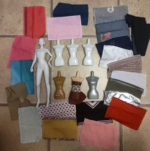 Bandai Harumika Mode Schaufensterpuppe Puppe Torso und Stoff Konvolut - Bild 1 von 4