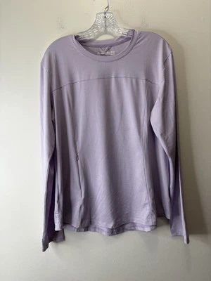 Blusa esportiva Avalanche feminina lilás tamanho XL manga longa - Imagem 1 de 4