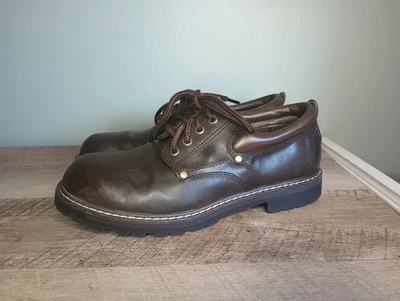 Vintage Faded Glory Y2K Chunky Oxford Sneakers Womens 8.5 Brown Academia Grunge - Image 1 of 4