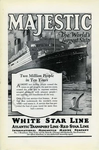 White Star Line 1925 Cruceros Barcos Vacaciones Antiguo Anuncio Impreso ¡Regalo Único! (4258) - Imagen 1 de 1