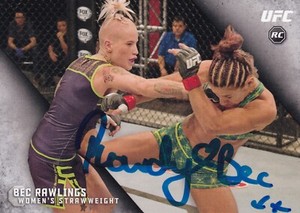 Rowdy Bec Rawlings Signed 2015 Topps RC Knockout Rookie Card #40 RC Autograph