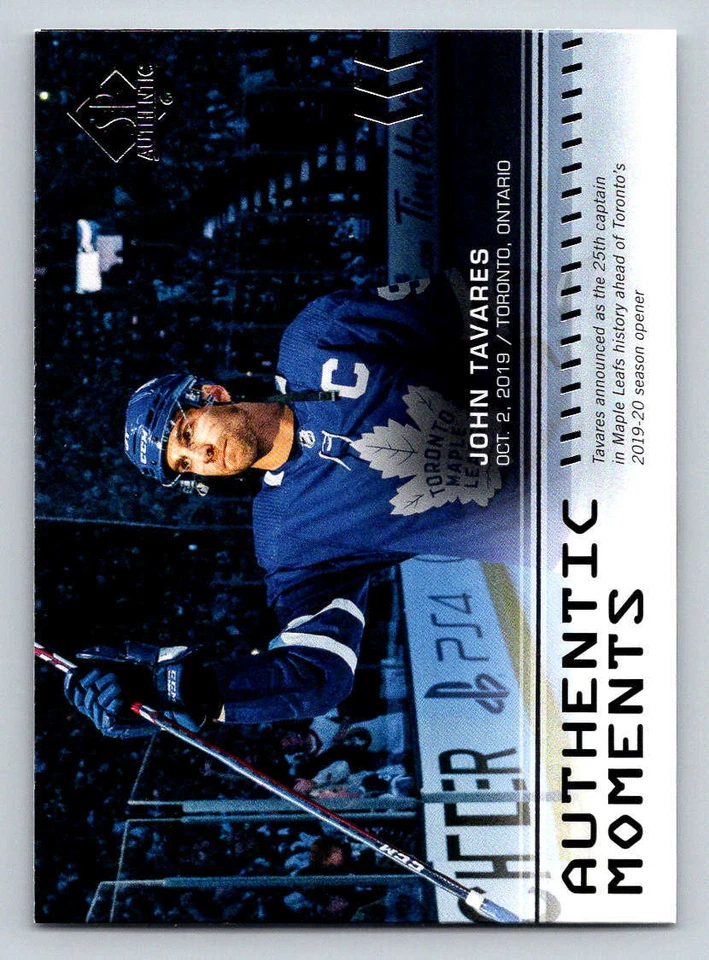 2019-20 SP Authentic #112 John Tavares AM (ref 199606) - Image 1 of 2