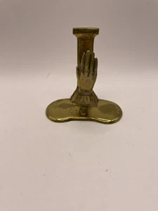 Support de lettre antique gant vintage - laiton - Photo 1/9