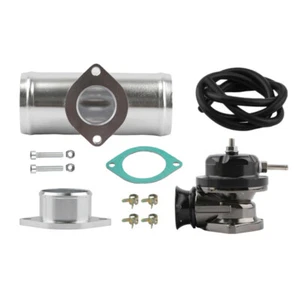 Type-RS Turbo Charger BOV Blow Off Valve & 2.5 in Alloy Flange Pipe Adapter Kit - Picture 1 of 6