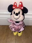 Minnie Mouse Pink Sparkly Dress-Nuimo-Disney Store Soft Plush Magnetic Moveable