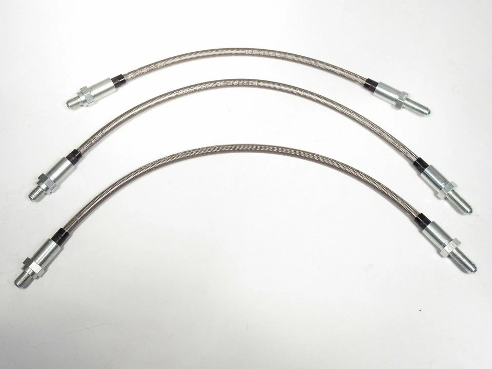 Kit de manguera de freno de acero inoxidable de 3 piezas para Maserati Quattroporte y Mistrale 109 Foto 1 de 1