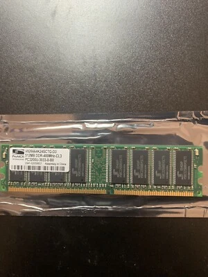 ProMOS 512MB DDR PC3200 400MHZ DMM memory  - Image 1 of 4