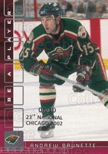 2001-02 BAP Memorabilia National Chicago Ruby #334 Andrew Brunette