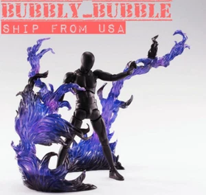 EFFECT BURNING FLAME Purple D-Art Figma Kamen Rider Gundam 1/6 Figure ☆USA☆ - Picture 1 of 5