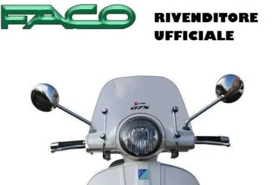 Faco 28380 Cupolino Parabrezza Trasparente Piaggio Vespa Gts 125 250 300 2009 - Immagine 1 di 4